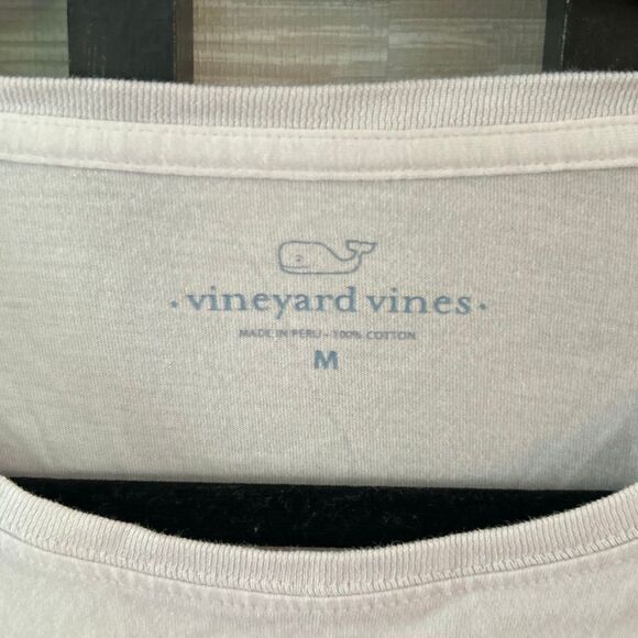 Vineyard Vines Happy New Year white long sleeve graphic T-shirt size M - Picture 4 of 4